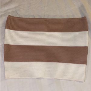 White & beige BANDEAUX - perfect condition